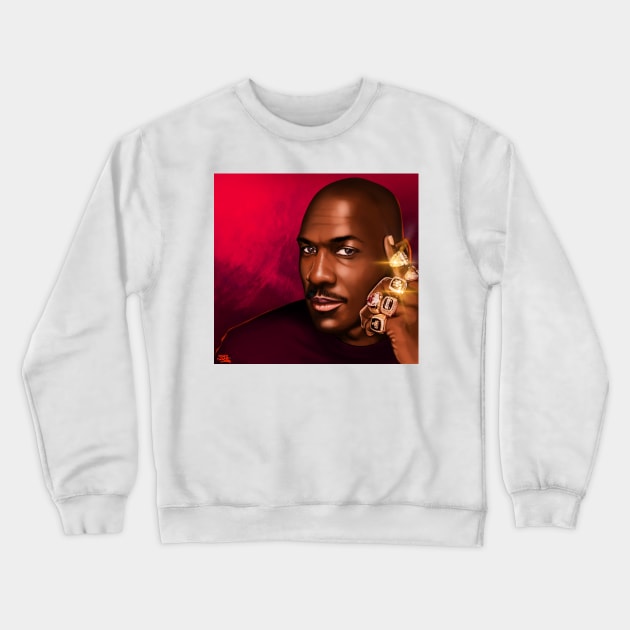 MICHAEL JORDAN "HIS ROYAL AIRNESS" Crewneck Sweatshirt by MIAMIKAOS